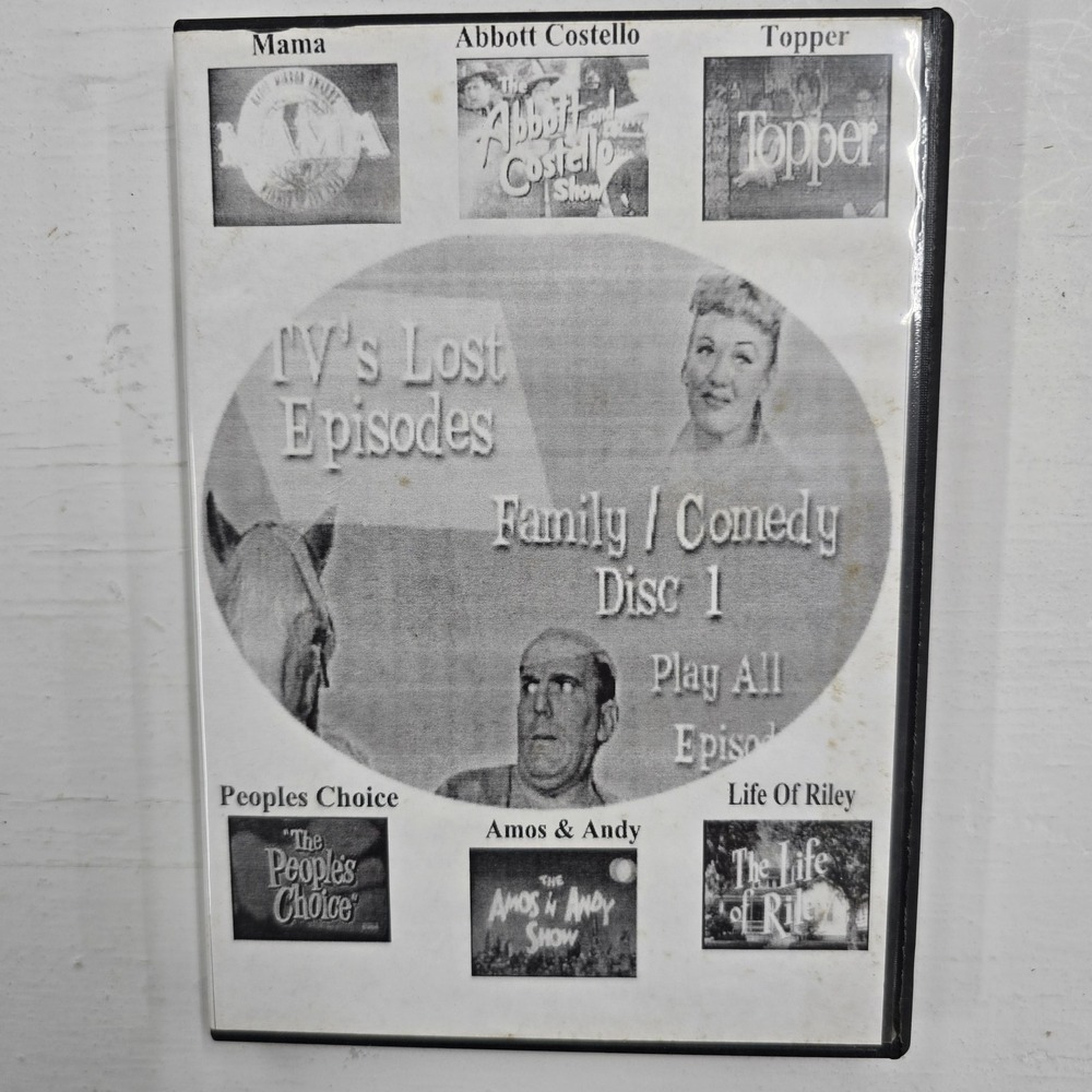 TV's Lost Episodes Family Comedy Roger's Saturday Morning DVD 2000s Vintage